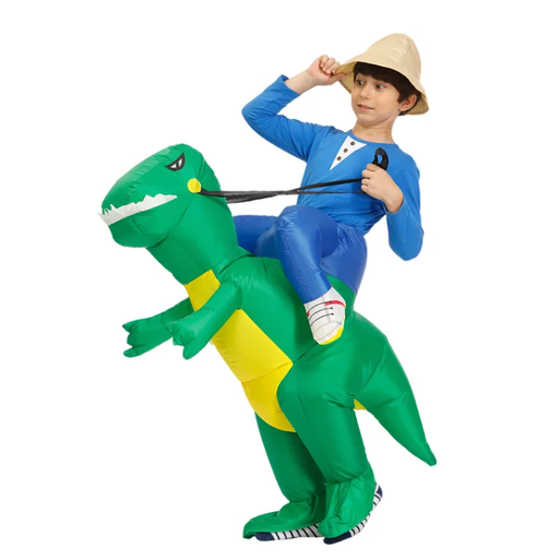 Costumi Halloween Dinosauro Gonfiabile Bambini Carnevale - Image 4