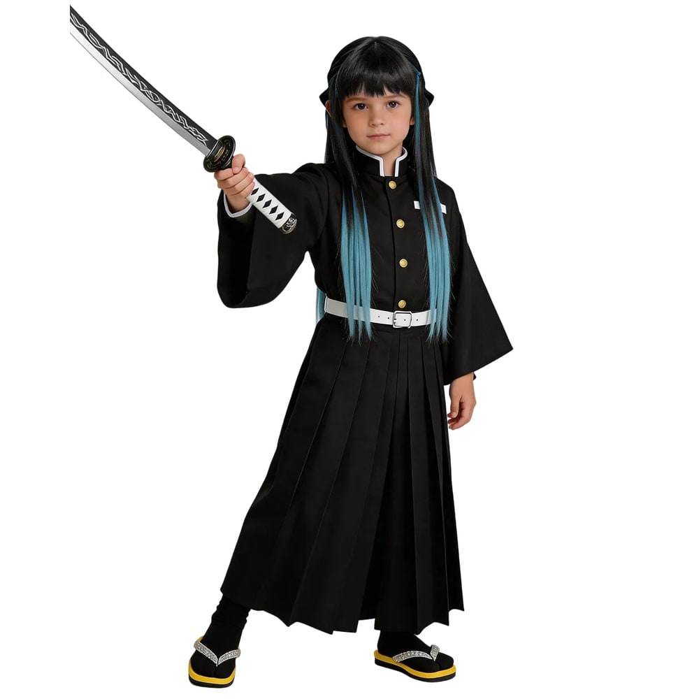 Costumi Halloween Kimono Samurai Cosplay Adulto - Image 2