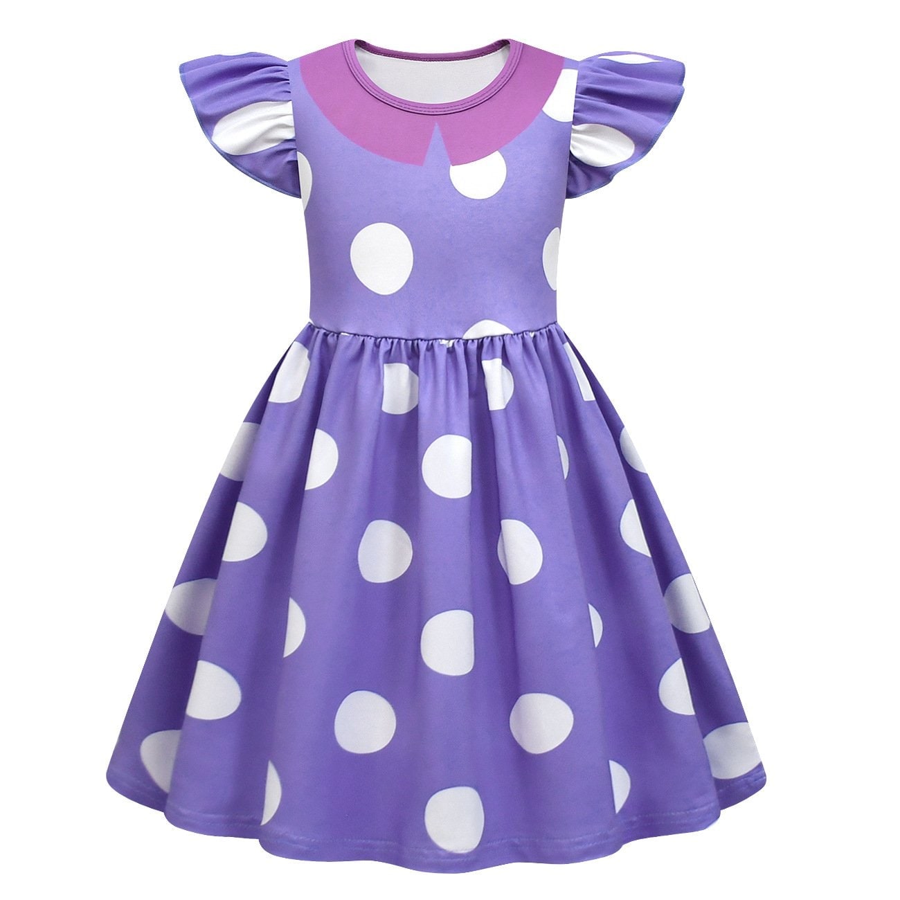 Costumi Halloween Vestito Bambina Pois Carnevale - Image 3
