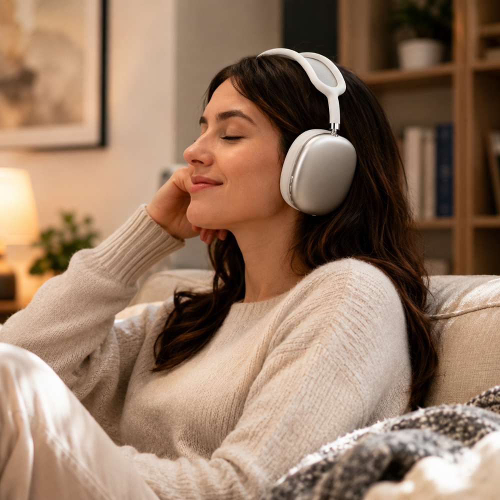 Cuffie Bluetooth Wireless Over Ear Riduzione Rumore - Image 1