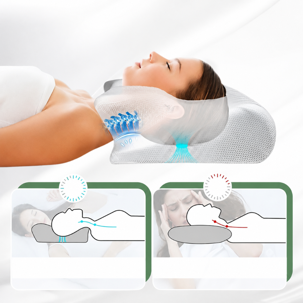 Cuscino Ergonomico Cuscino Per Il Collo Memory Foam - Image 4