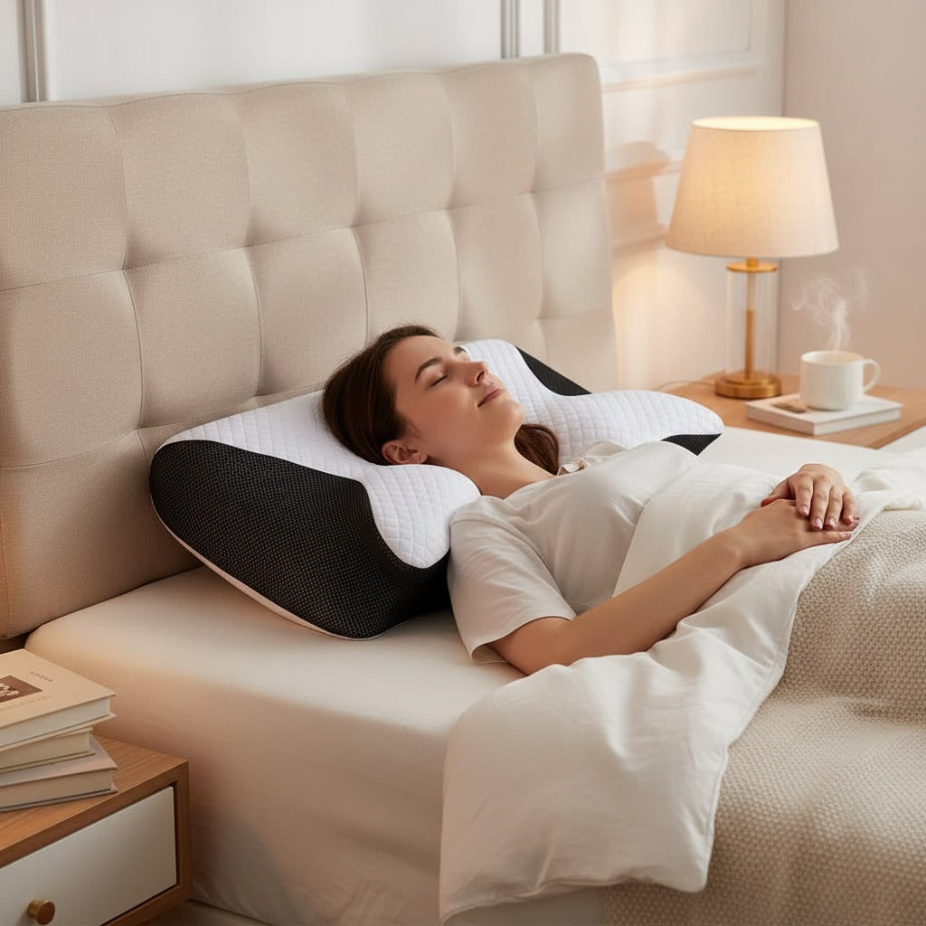 Cuscino Ortopedico Supporto Cervicale Sagomato Sonno - Image 1