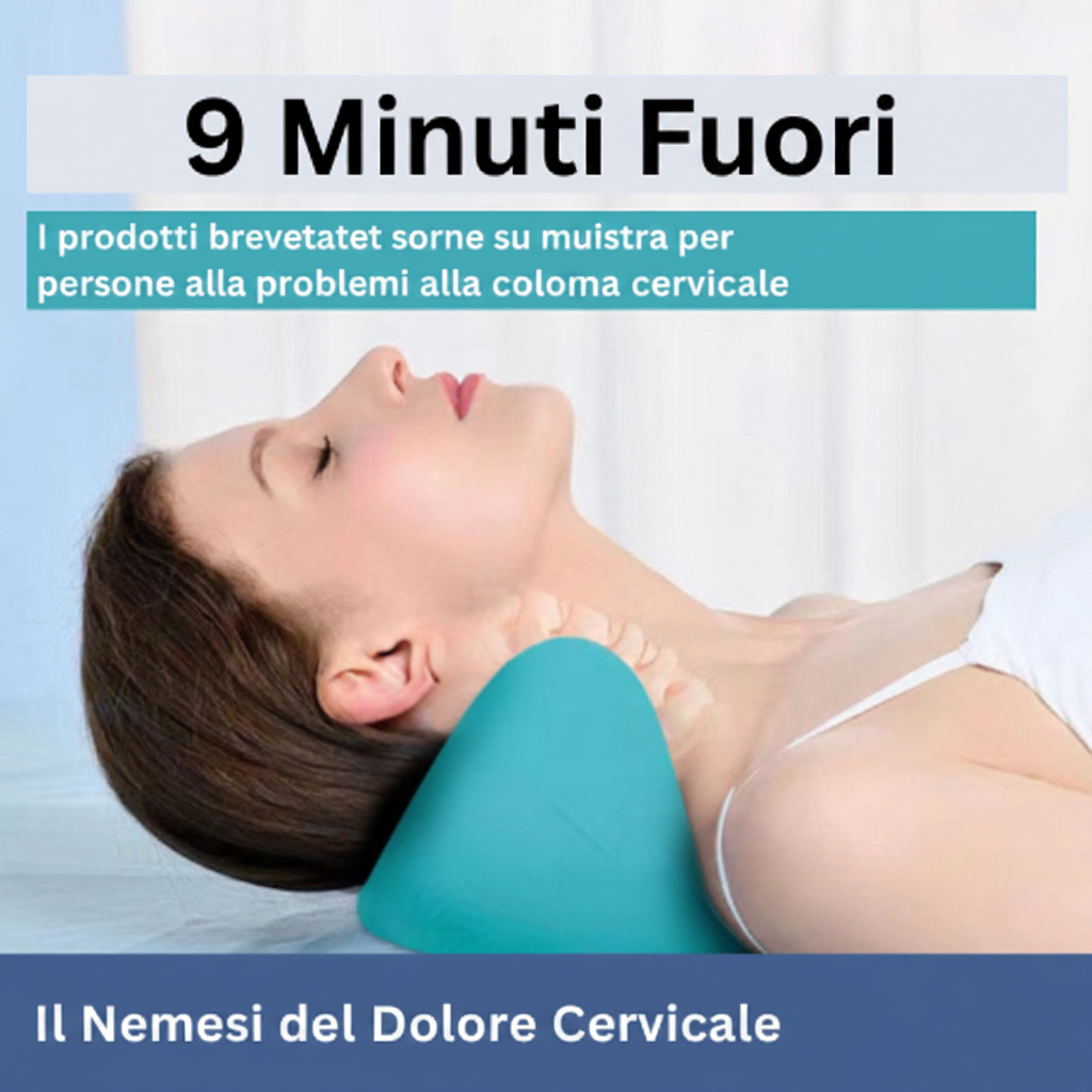 Cuscino Per Massaggio Cervicale Collo Rilassante Ergonomico - Image 9
