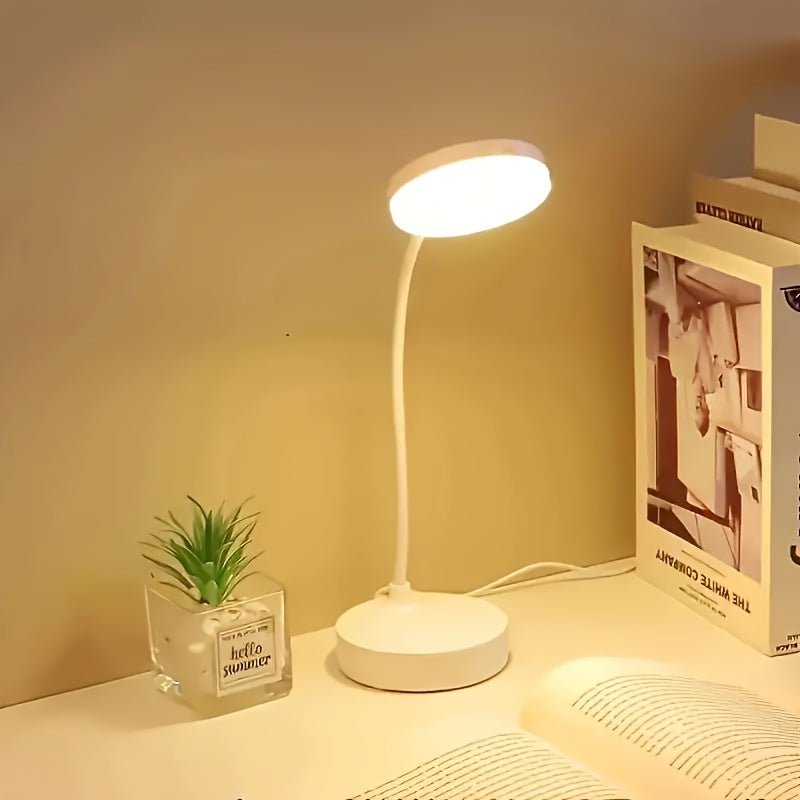 FlexiLight - Lampada da scrivania LED con dimmer a 3 livelli e alimentazione USB