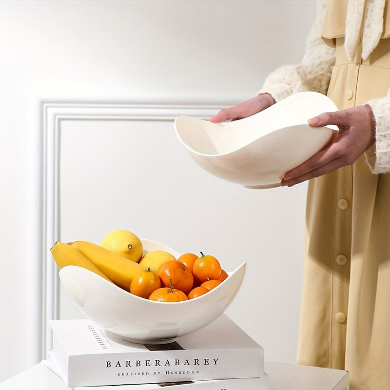 PetraFruit Fruit Bowl - Luxury PET Fruit Bowl for Living Room & Coffee Table