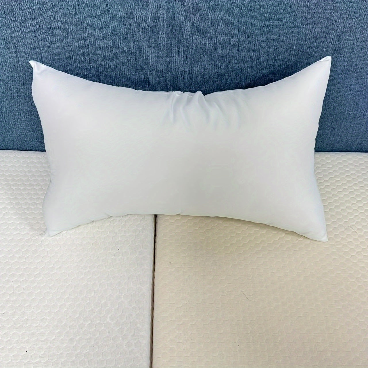 4 unidades de rellenos de cojín clásicos blancos - Cojines de alta resiliencia para sofá, coche y decoración de dormitorio