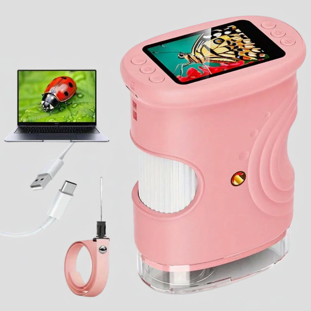 USB Oplaadbare Microscoop 4.3 Inch Scherm Draagbaar Compact