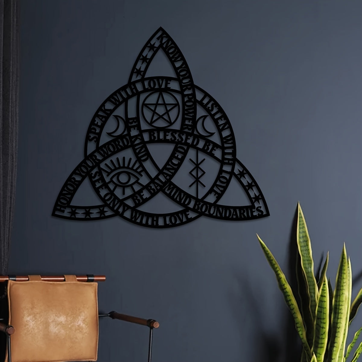 CelticKnot - Good Witch Celtic Knot Metal Wall Art