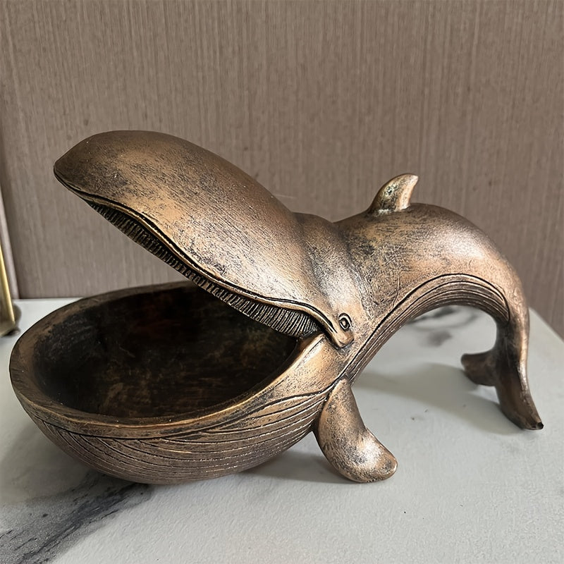 WhaleBox - Whale-shaped Resin Candy Dish for Keys & Decoration
