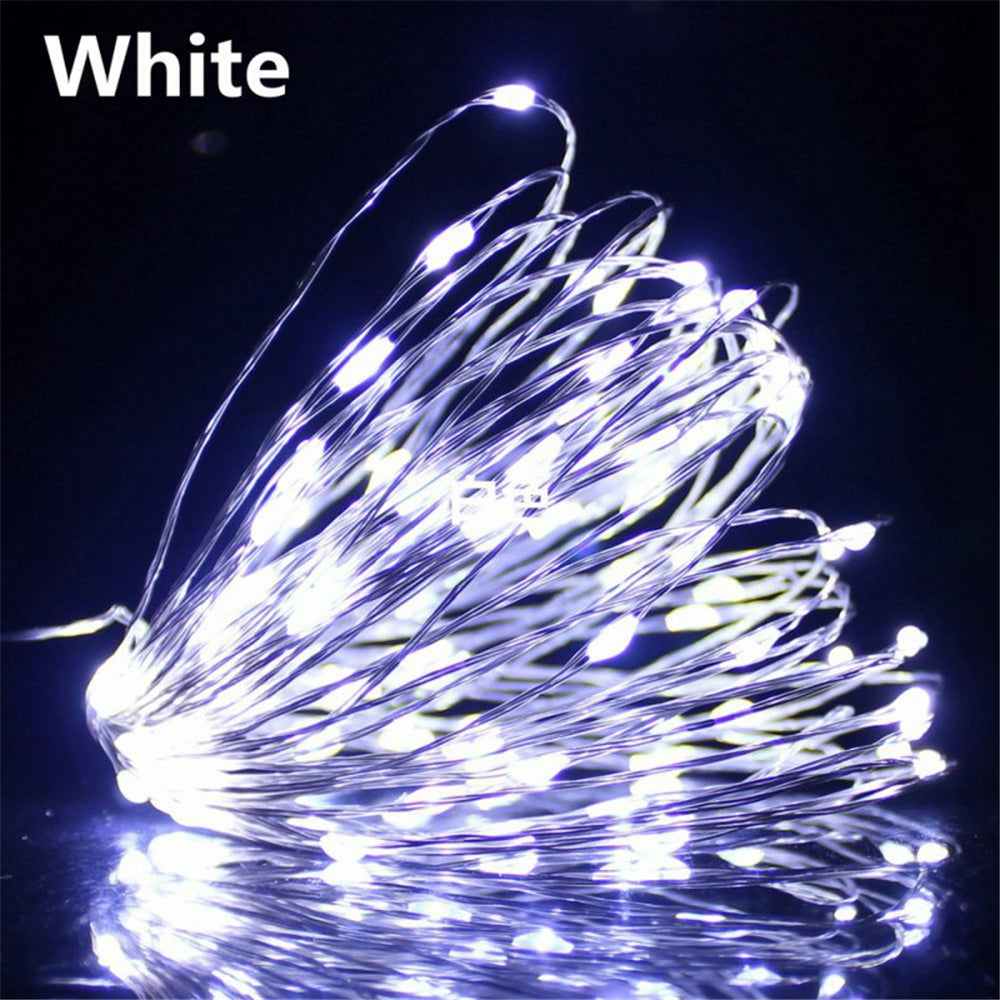 TwinkleWire - Guirnalda de luces LED de cobre USB, decoración multicolor