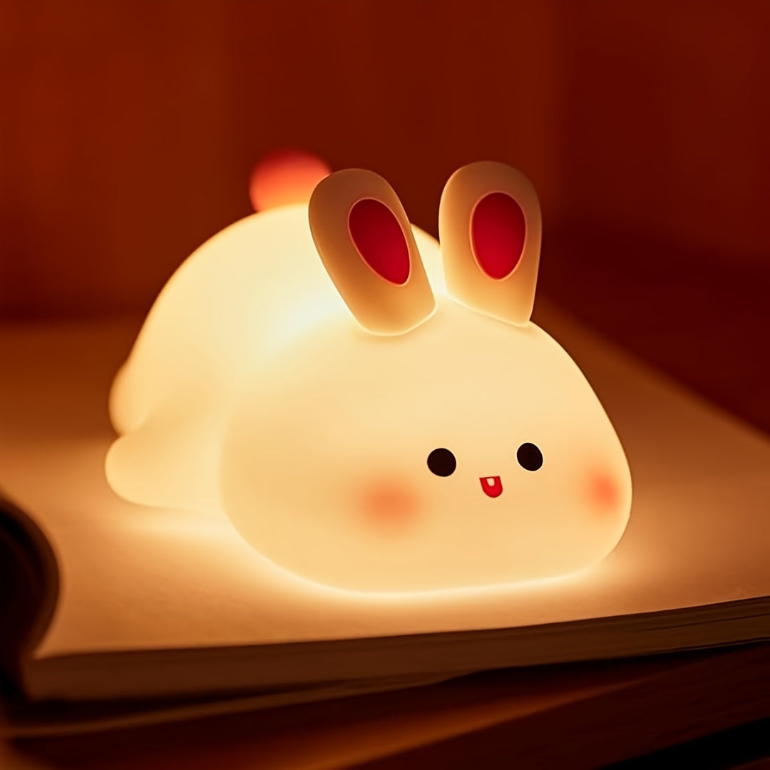 BunnyLight - Cute Bunny Night Light, USB Rechargeable with Dimmable Features