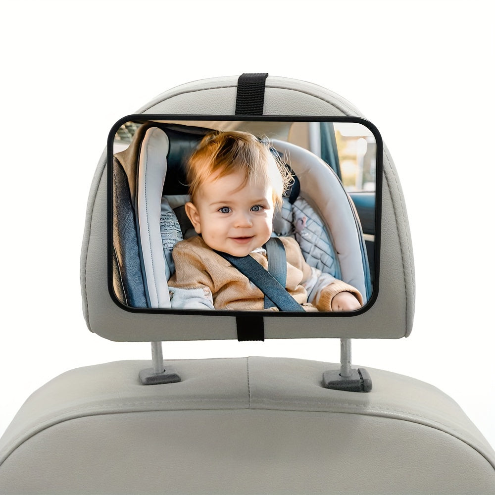 Espelho Retrovisor de Automóvel Testado e Certificado à Prova de Quebras para Bebés Virados para Trás - Visão Ampla