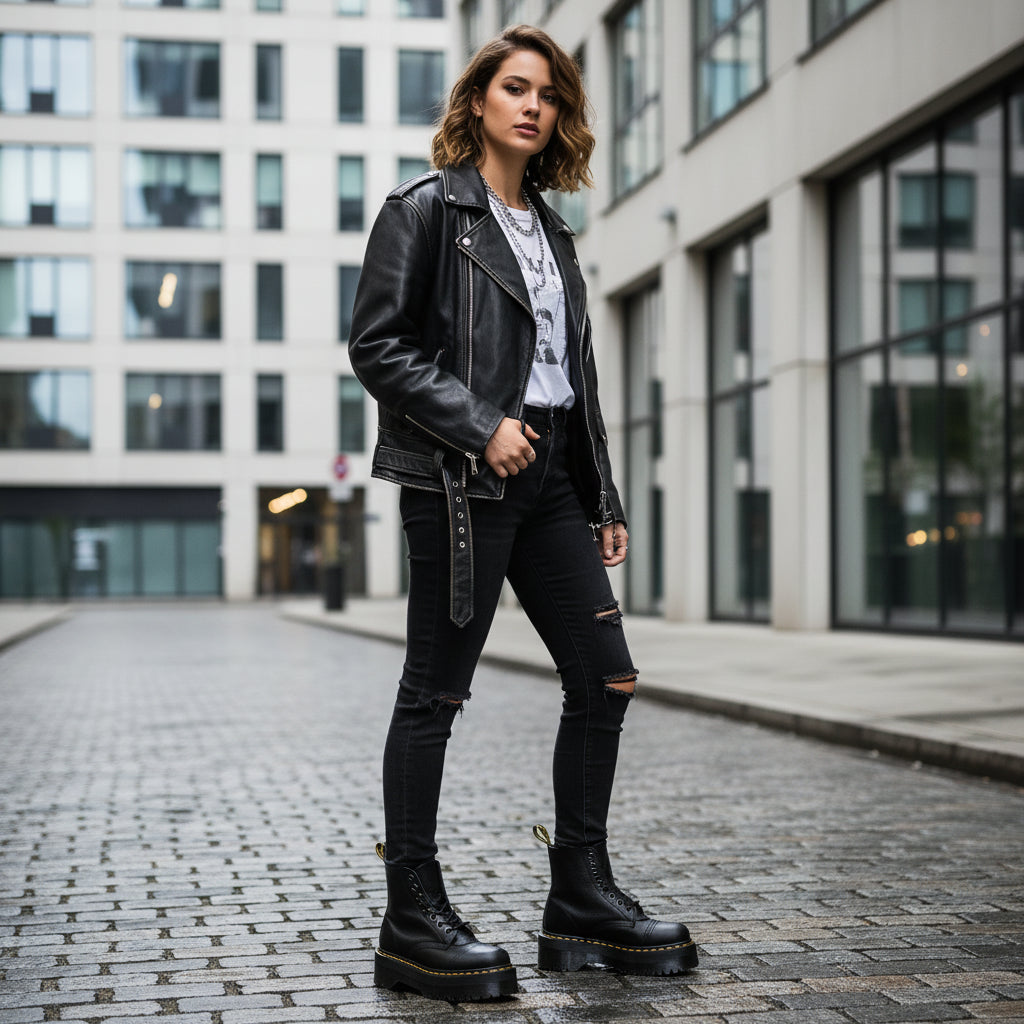 Scarpe Stringate Donna Alta Qualità Eleganti Robuste