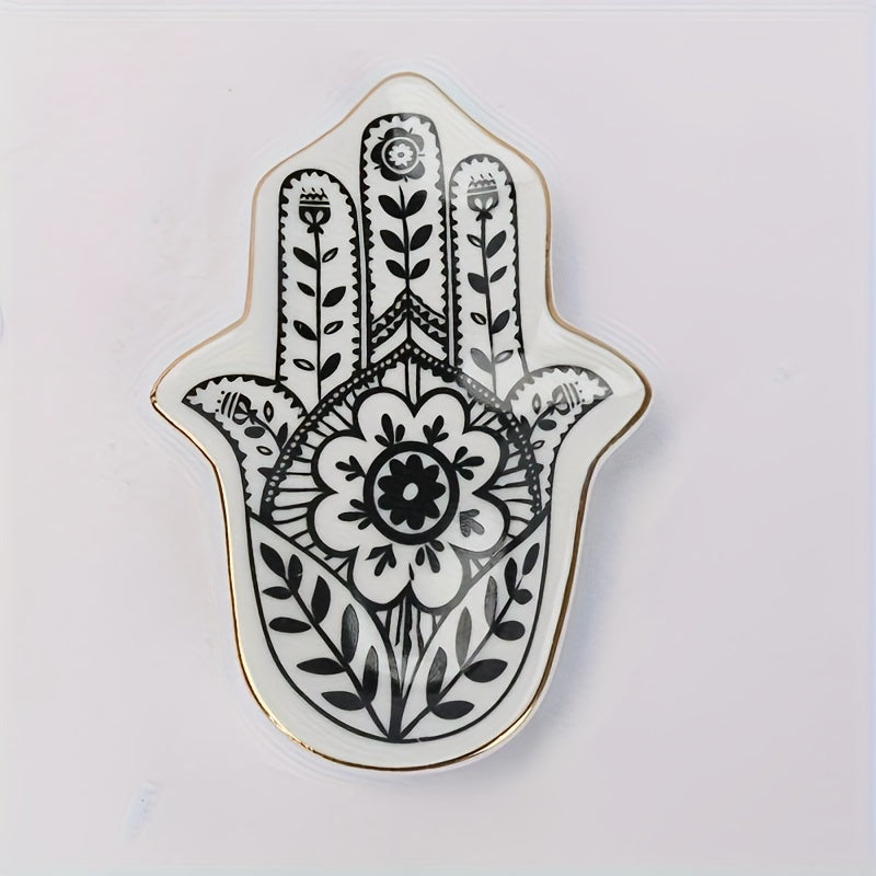 PalmTray - Gaveta Oval de Cerâmica para Joias