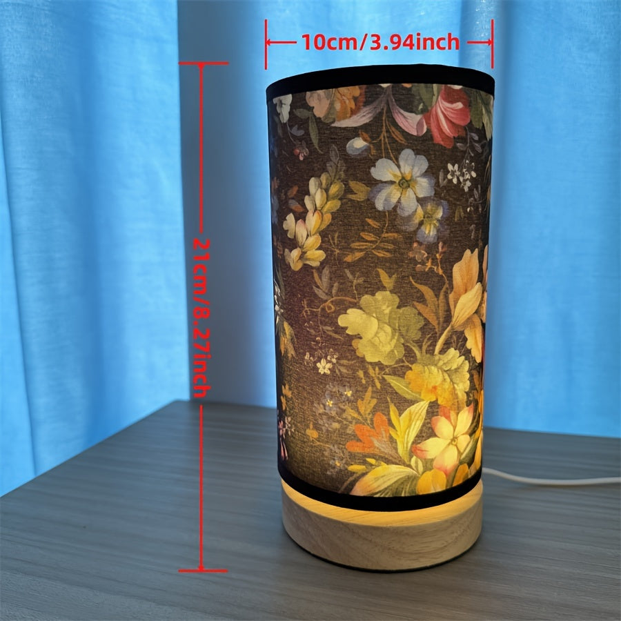 GlowWood - Imaginative LED Table Lamp with Wooden Base
