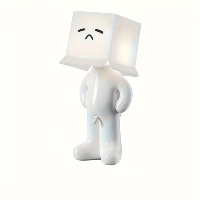 CartoonGlow - USB-powered Cartoon Table Lamp with LED Light and Push Button Control