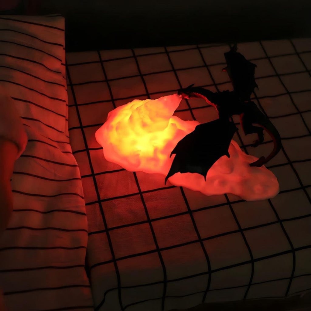 Decorazione Di Halloween Lampada Drago Luce Notturna Unica - Image 2