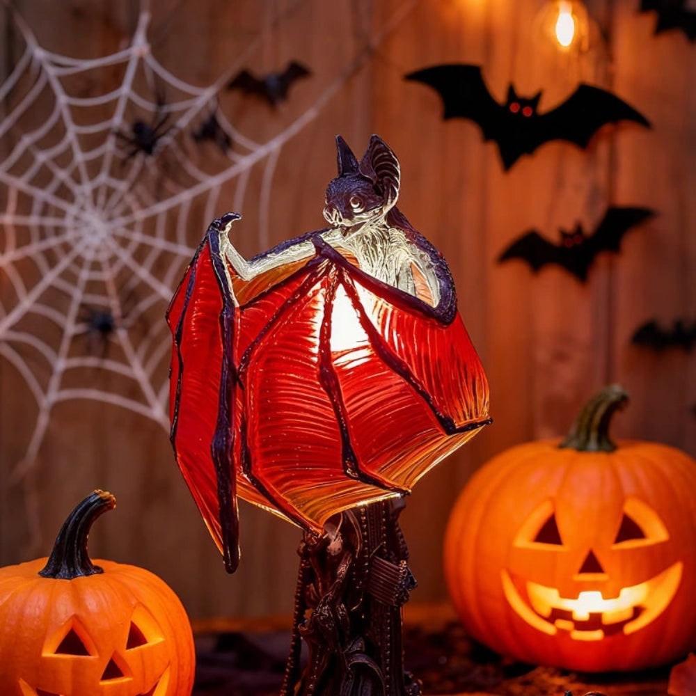 Decorazione Di Halloween Lampada Pipistrello Arredo Spettrale - Image 3