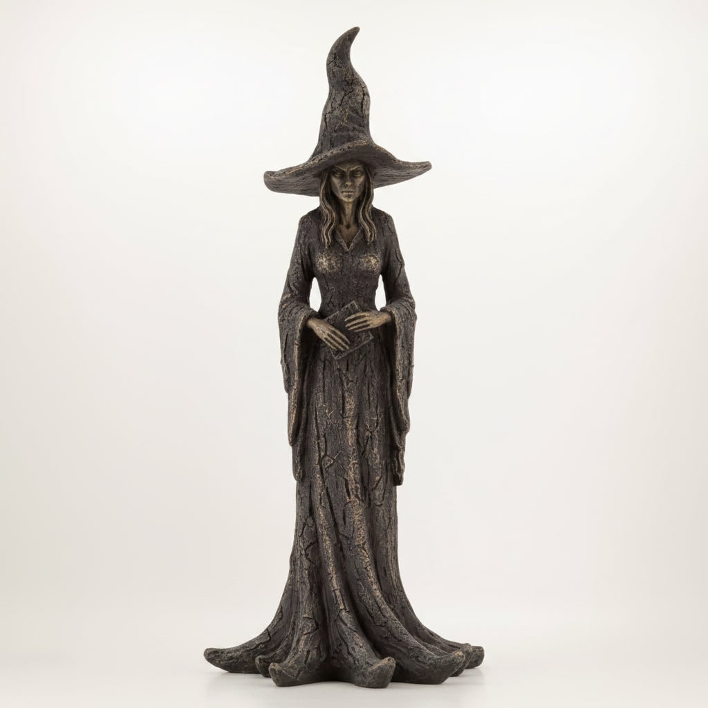 Decorazione Di Halloween Statuetta Strega Arredo Spettrale - Image 3