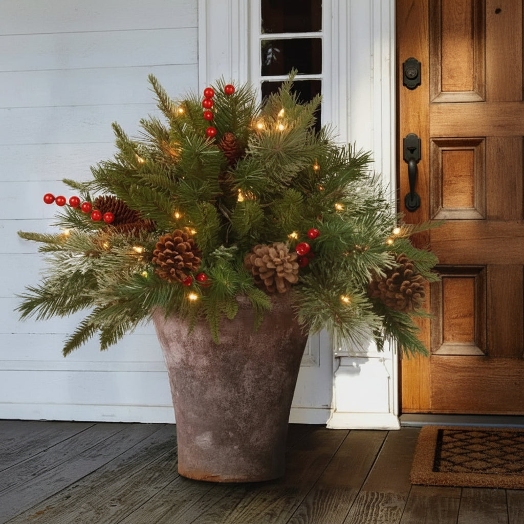 Decorazione Festiva Pigne Luci - Image 1