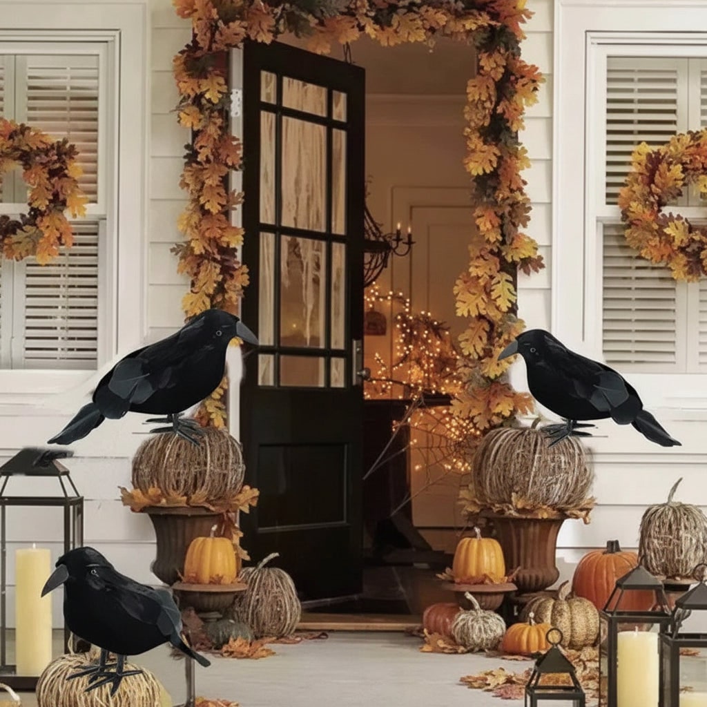 Decorazione Halloween Set Corvi Festivo - Image 4