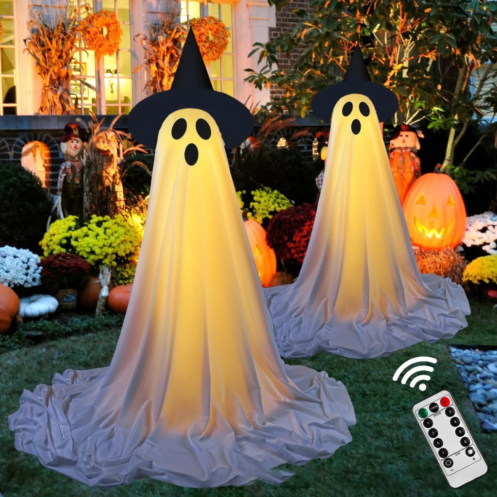 Decorazione Halloween Set Fantasmi Esposizione Esterno - Image 1