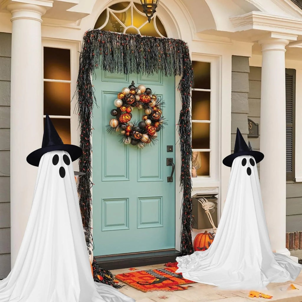 Decorazione Halloween Set Fantasmi Esposizione Esterno - Image 4