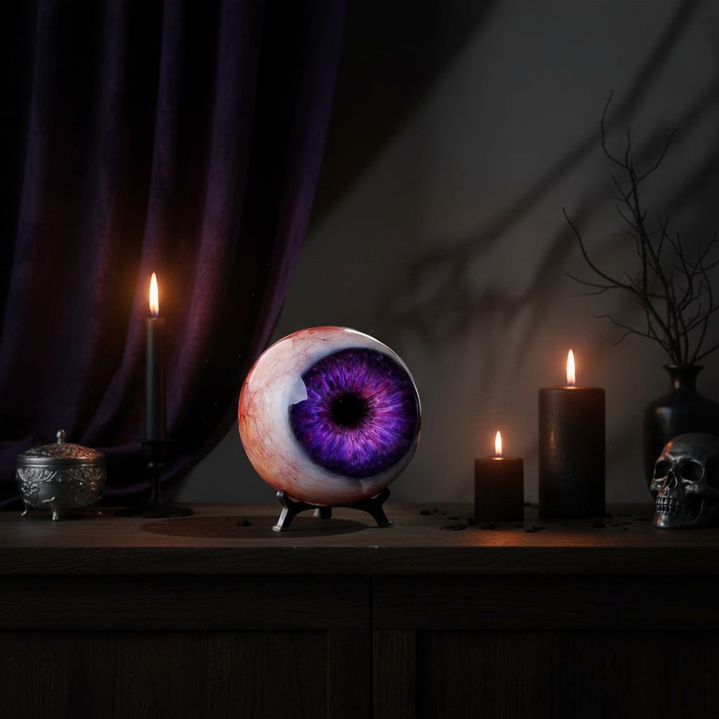 Decorazione Halloween Sfera Occhio Accento Spaventoso Casa - Image 2