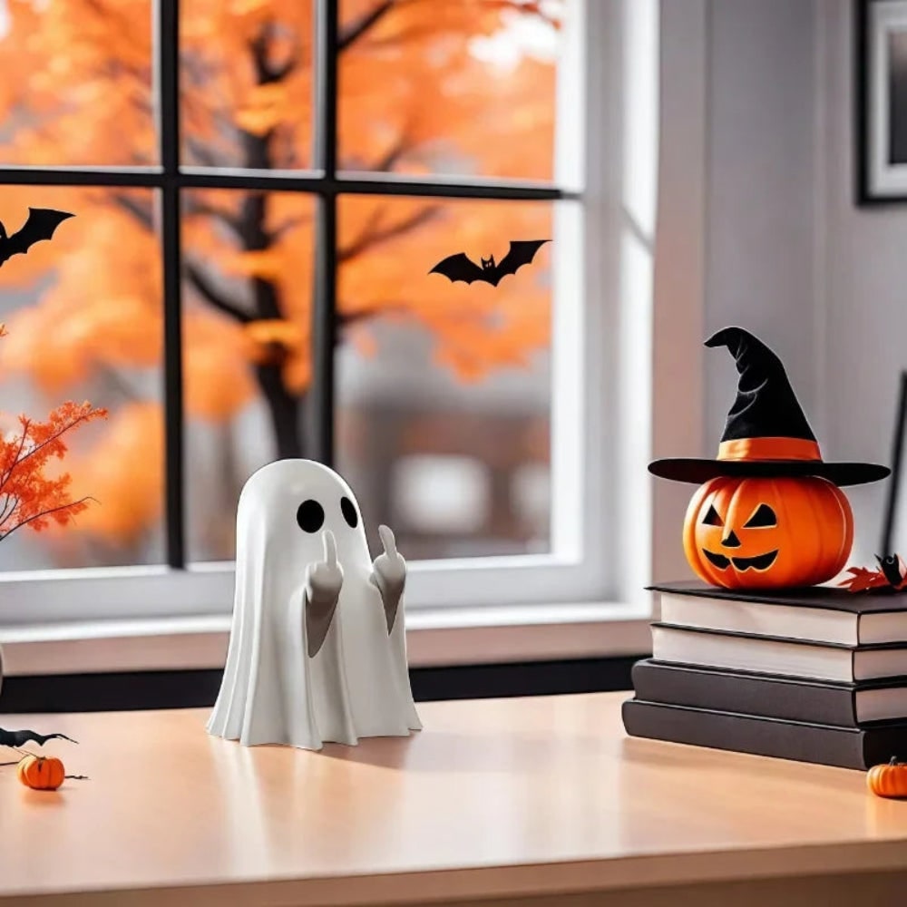 Decorazione Halloween Statua Fantasma Arredo Casa - Image 3