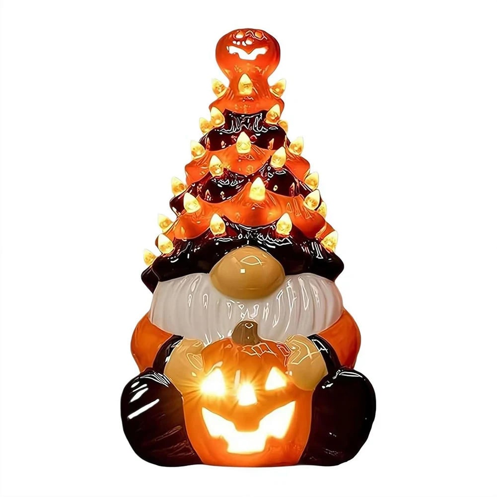 Decorazione Halloween Statua Gnomo Accento Festivo Casa - Image 3