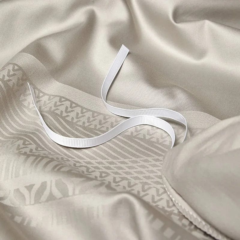 Set copripiumino Elegance Champagne (Cotone Egiziano)