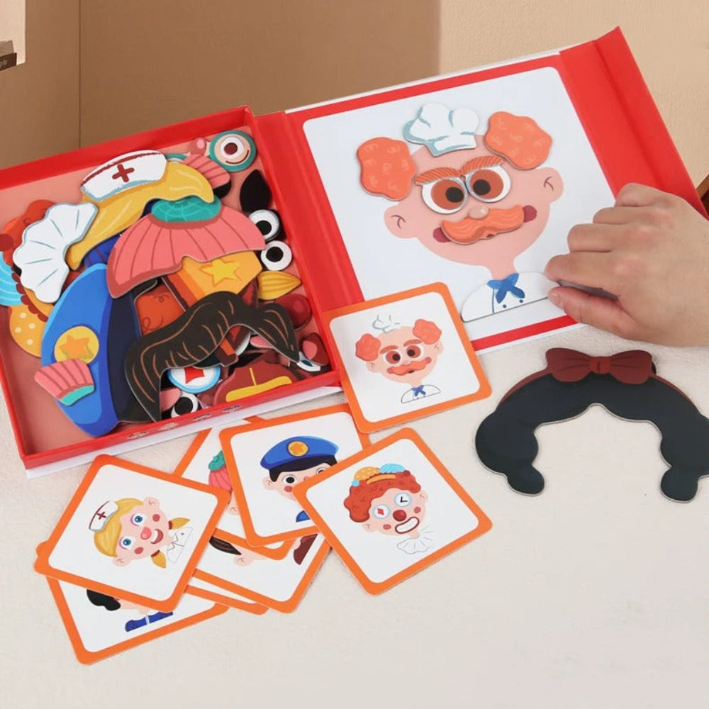 Educational Puzzle Toy Emotions Facial Recognition