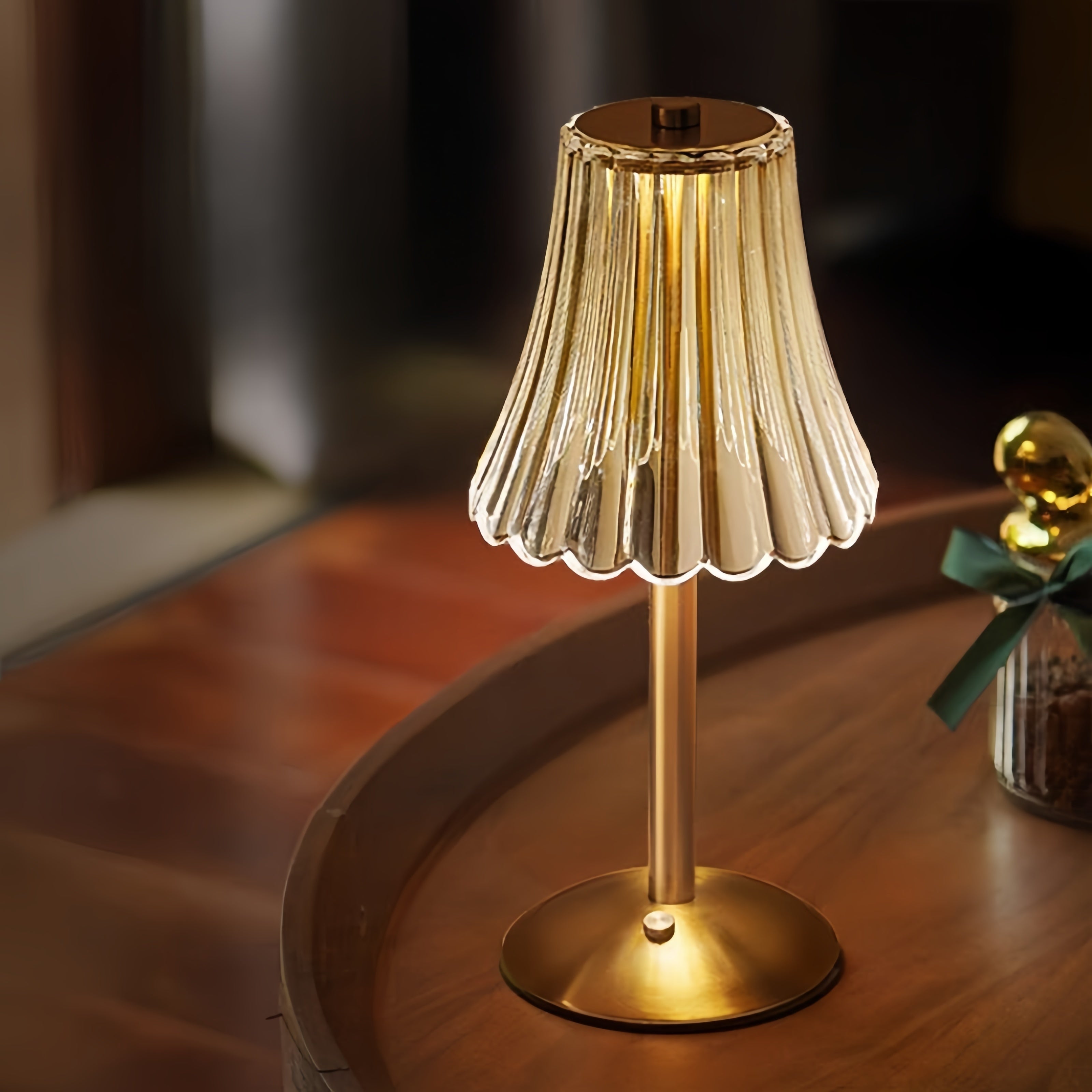LumiGlow - Lampada da tavolo LED ricaricabile USB con controllo touch