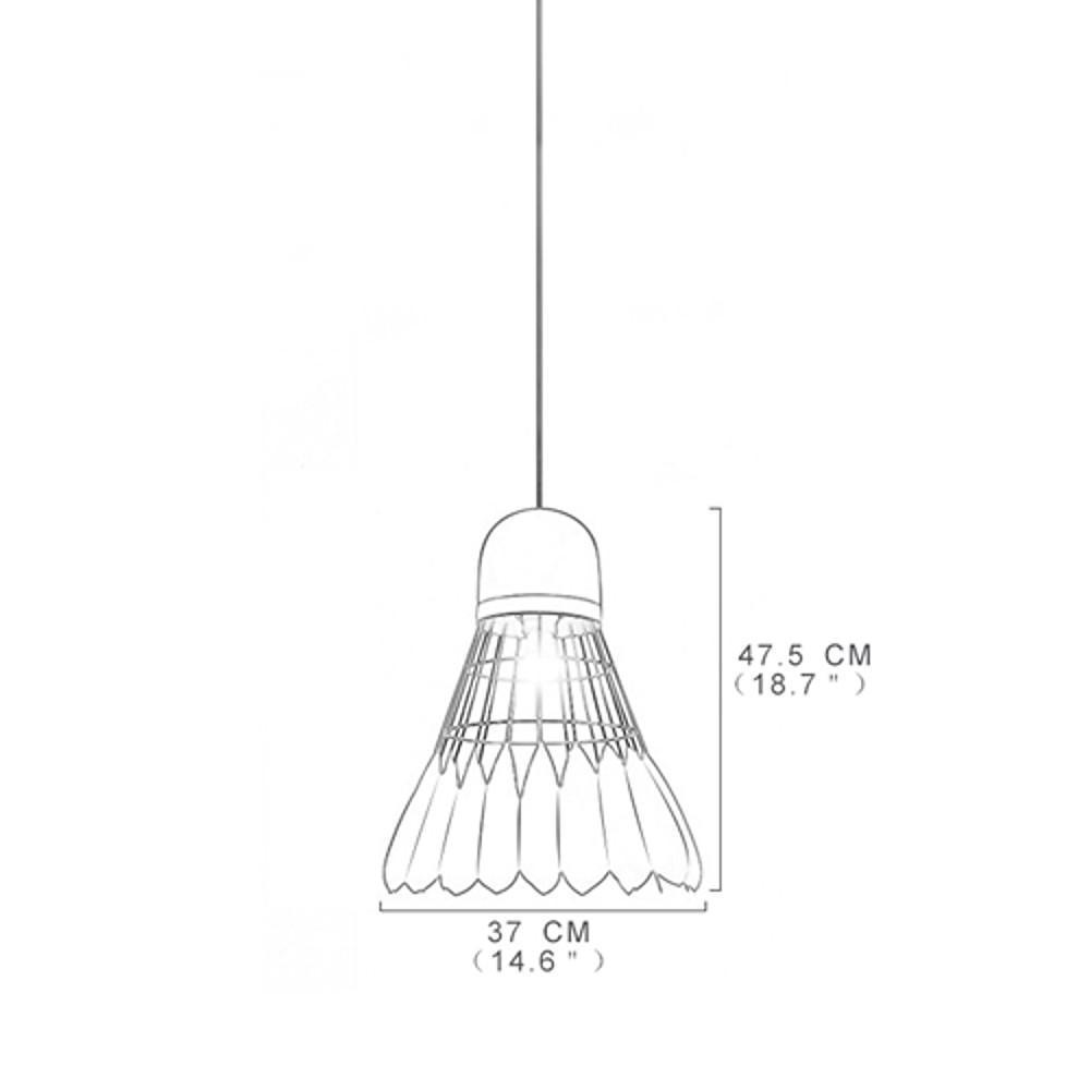 1-Luci Lampada a Sospensione Industriale