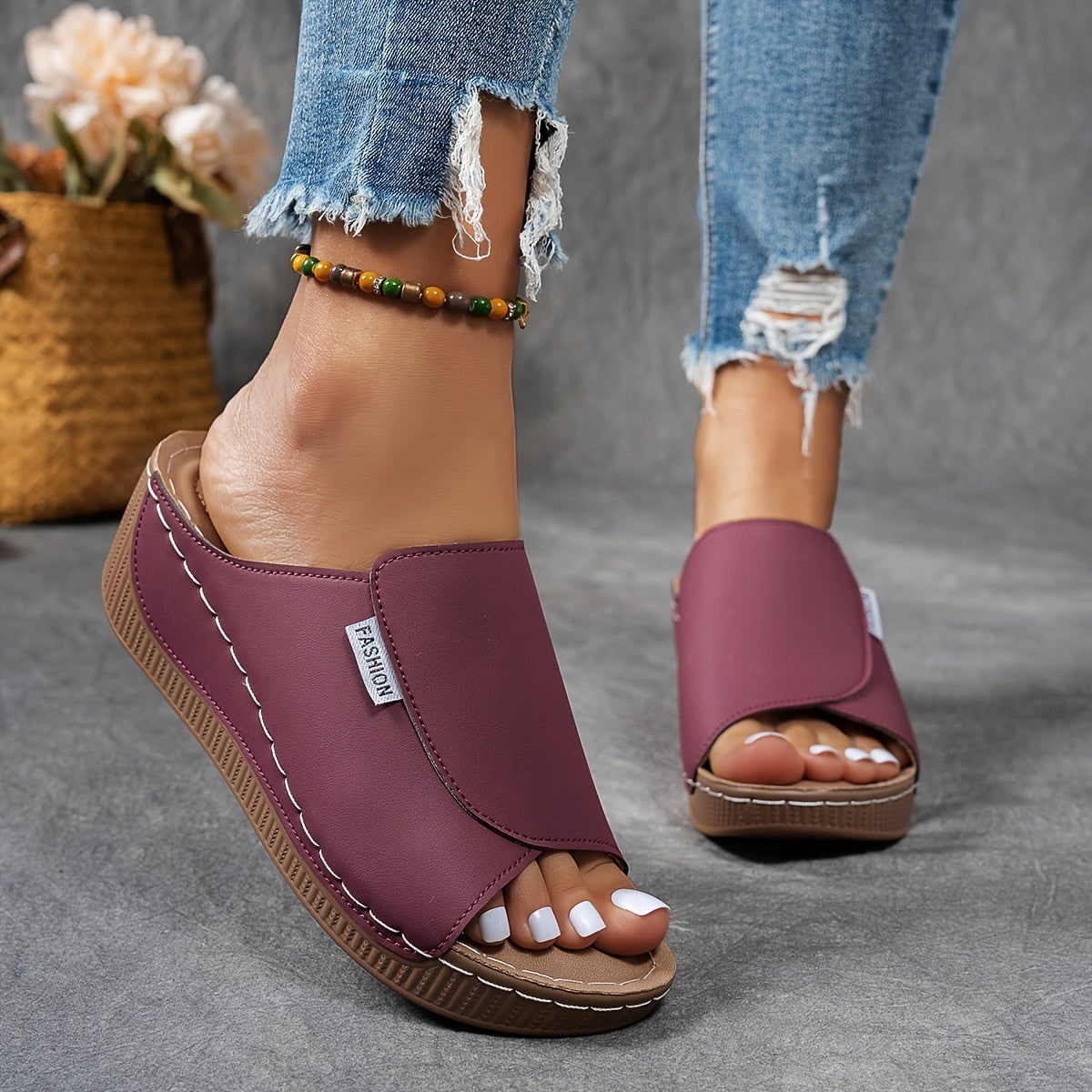 Donna Sandali con Zeppa | Sandali Slip-On - Image 6