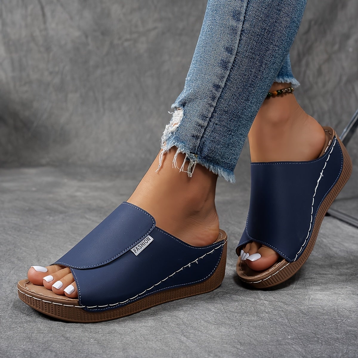 Donna Sandali con Zeppa | Sandali Slip-On - Image 8