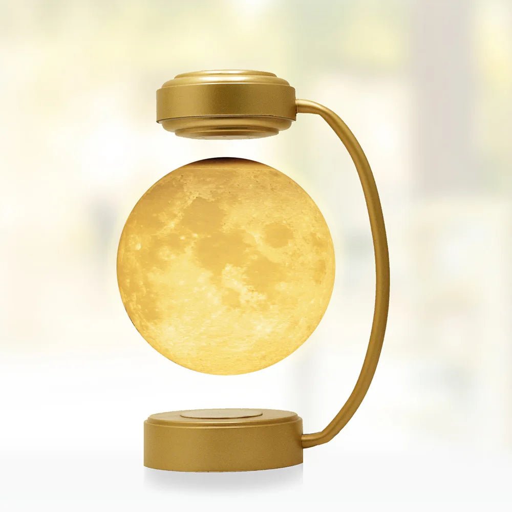 LunaGlow – Half Moon LED Table Lamp for Desk and Nail Studio Lighting