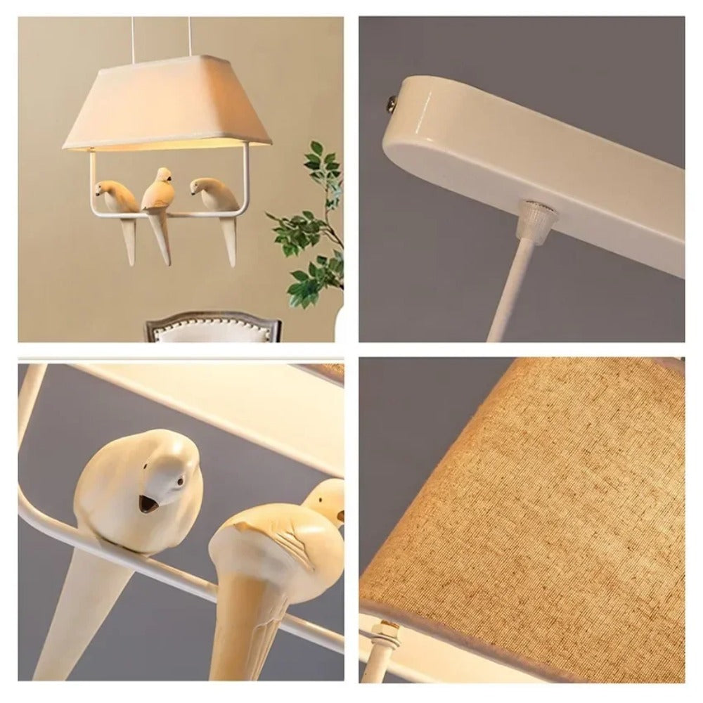 BirdNest - Hanging Lamp in Scandinavian Design Made of Rattan for Living Room and Dining Room