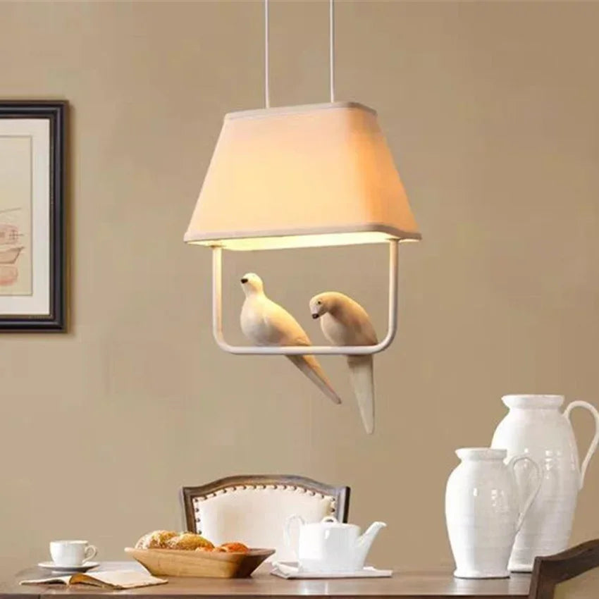 BirdNest - Hanging Lamp in Scandinavian Design Made of Rattan for Living Room and Dining Room