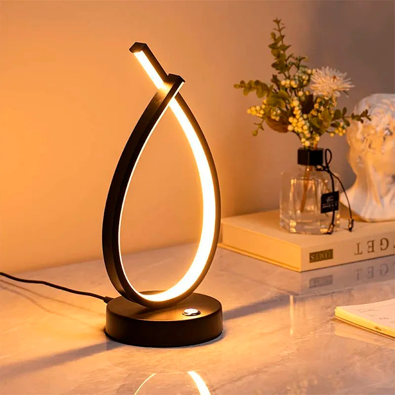 BrightRead - Candeeiro de Leitura LED Regulável com Design Esbelto para Quarto e Sala de Estar
