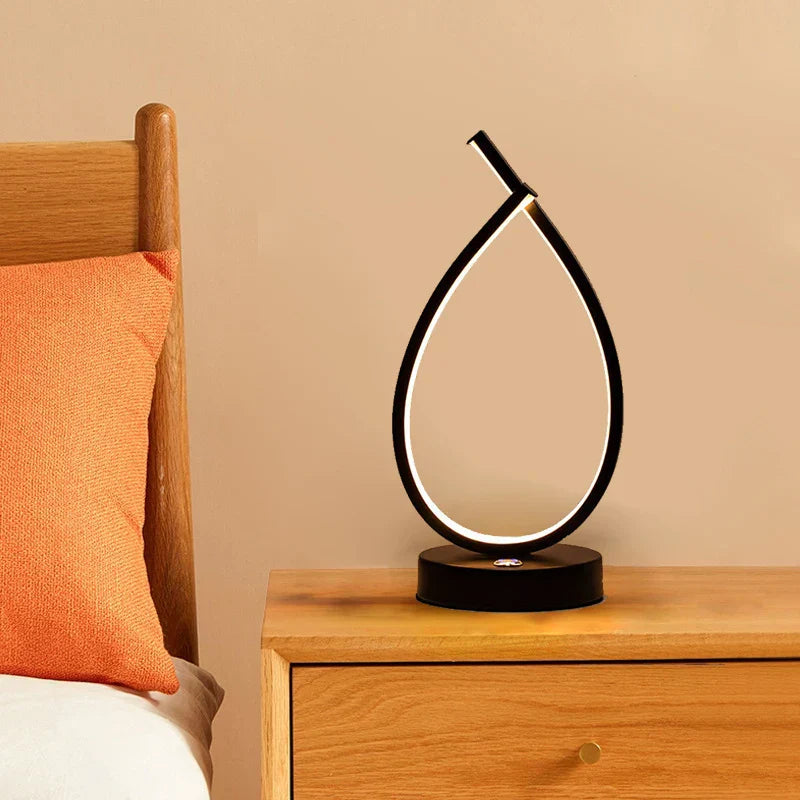 BrightRead - Candeeiro de Leitura LED Regulável com Design Esbelto para Quarto e Sala de Estar