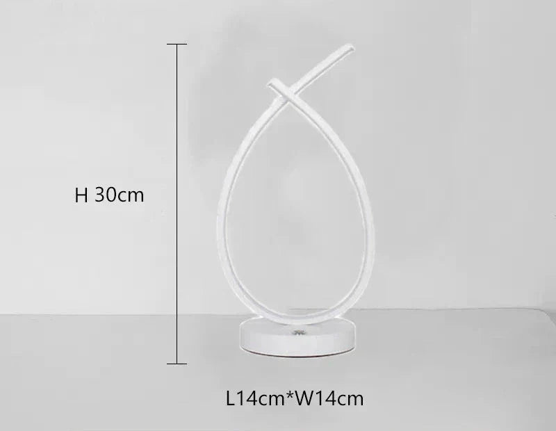 BrightRead - Candeeiro de Leitura LED Regulável com Design Esbelto para Quarto e Sala de Estar