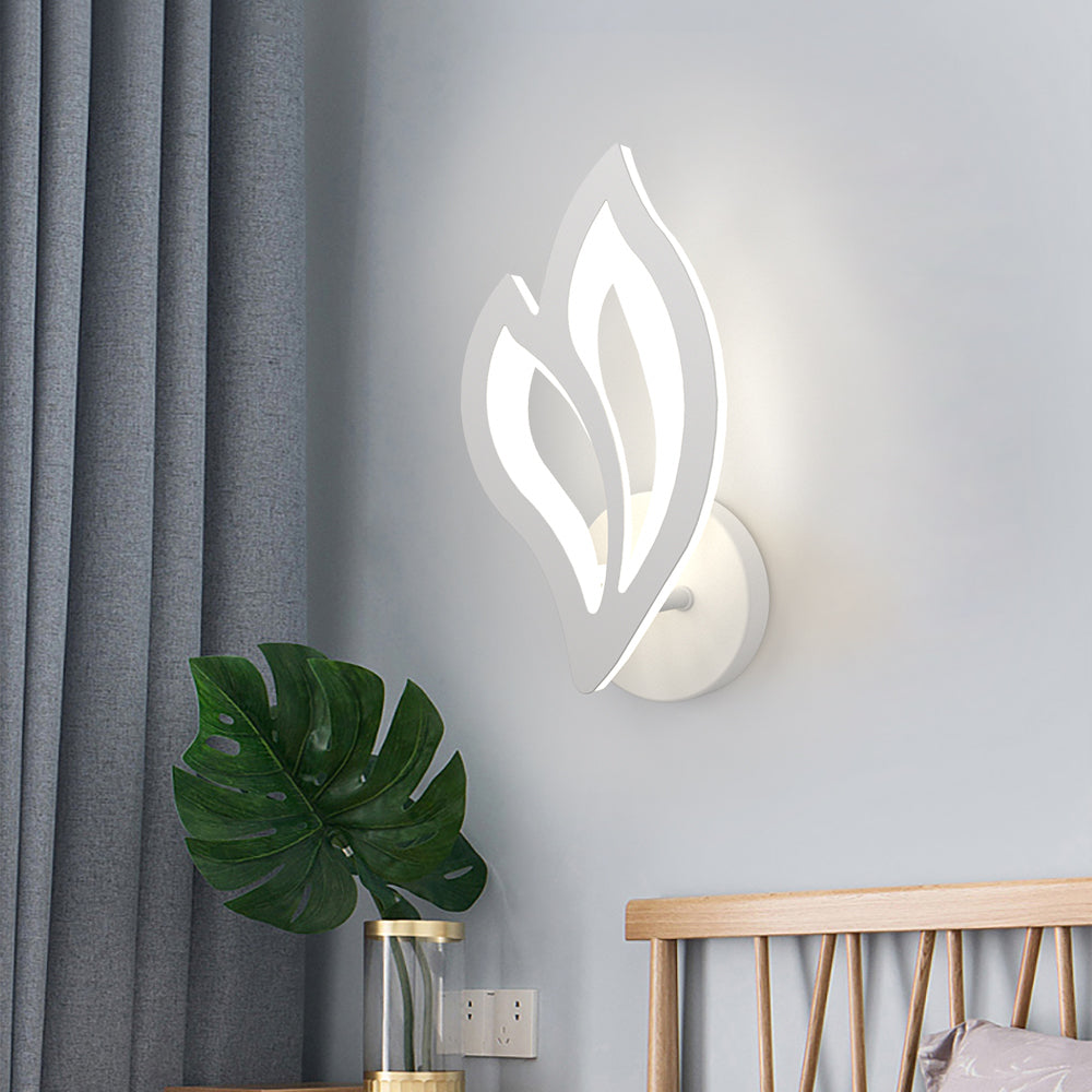 LeafGlow - Lâmpada de Parede LED Moderna Iluminação Escandinava