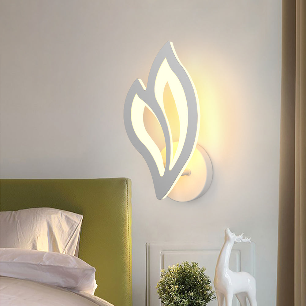 LeafGlow - Lâmpada de Parede LED Moderna Iluminação Escandinava