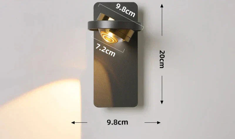 GlowAdjust - Modern LED Wall Lamp with Adjustable Arm