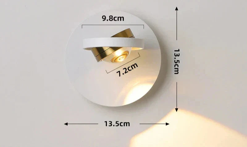 GlowAdjust - Modern LED Wall Lamp with Adjustable Arm