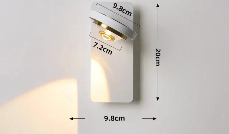 GlowAdjust - Modern LED Wall Lamp with Adjustable Arm