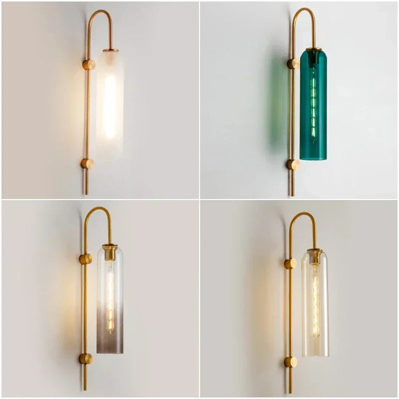 GlassGlow - Modern LED Glass Wall Lamp