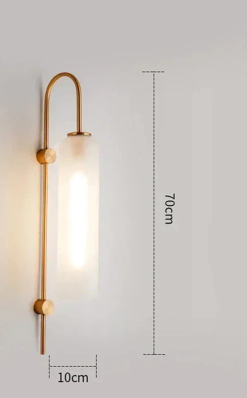 GlassGlow - Modern LED Glass Wall Lamp