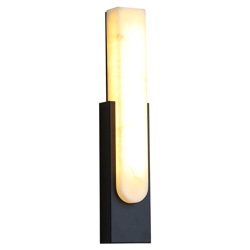 MarbleLuxe – Modern Marble LED Wall Lamp